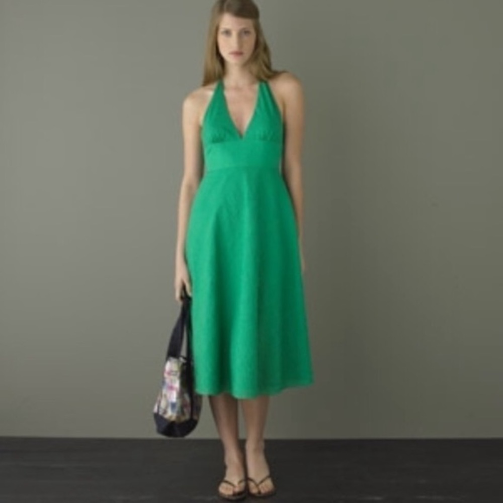 J.Crew Halter Embossed Beach Dress Size 2